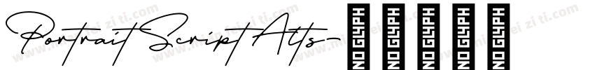 Portrait Script Alts字体转换
